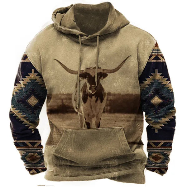 🔥[S-5XL]męska, pogrubiona bluza 3D z długimi rękawami, zapewniająca ciepło i zimno jesienią i zimą