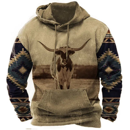 🔥[S-5XL]męska, pogrubiona bluza 3D z długimi rękawami, zapewniająca ciepło i zimno jesienią i zimą
