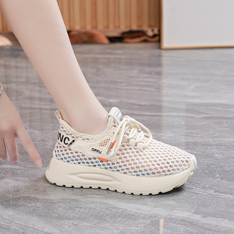 💕【35-40】2025 Letnie nowe buty sportowe z siateczki Flying Mesh Leisure