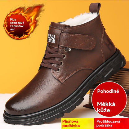 【39-44】🔥Bawełniane buty zimowe, podszewka z wełny, buty casualowe w stylu brytyjskim 4176907