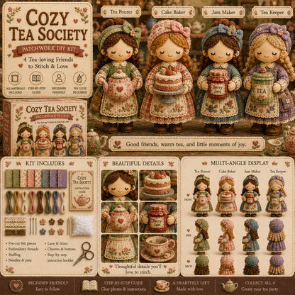 🧵🎁Poslední den: Využijte slevu 49 %!  Miniaturní patchworková sada ze série Miniature World.