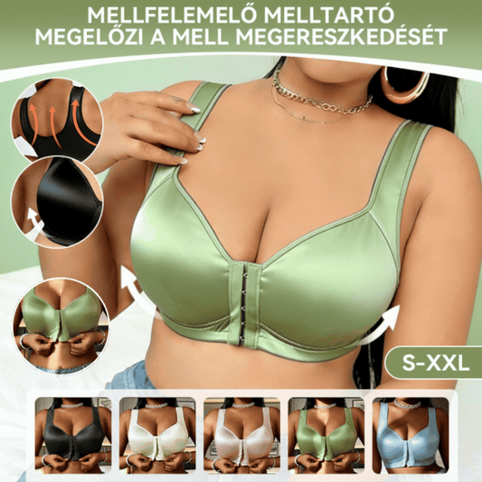😍👙【3 darabos csomag】【40-100 kg】Női merevítő nélküli, elöl záródós melltartó