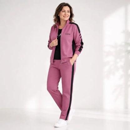 🔥【50% sleva】🔥【M-5XL】【Bunda + kalhoty】😍 Nová podzimní sada ležérního sportovního oblečení, plus size
