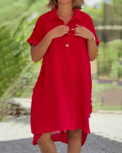 🔥👗【S-5XL】Wysokiej jakości, lekka i oddychająca modna sukienka.-3583917