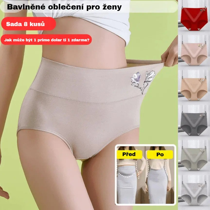 ⭐🔥Poslední 2 dny 50% sleva🌟(8 ks)【40-100 kg】Bikiny z antibakteriální bezešvé bavlny🔥