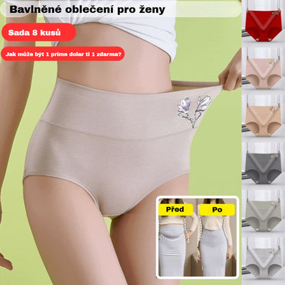 🔥Poslední 2 dny 50% sleva🌟(8 ks)【40-100 kg】Bikiny z antibakteriální bezešvé bavlny🔥