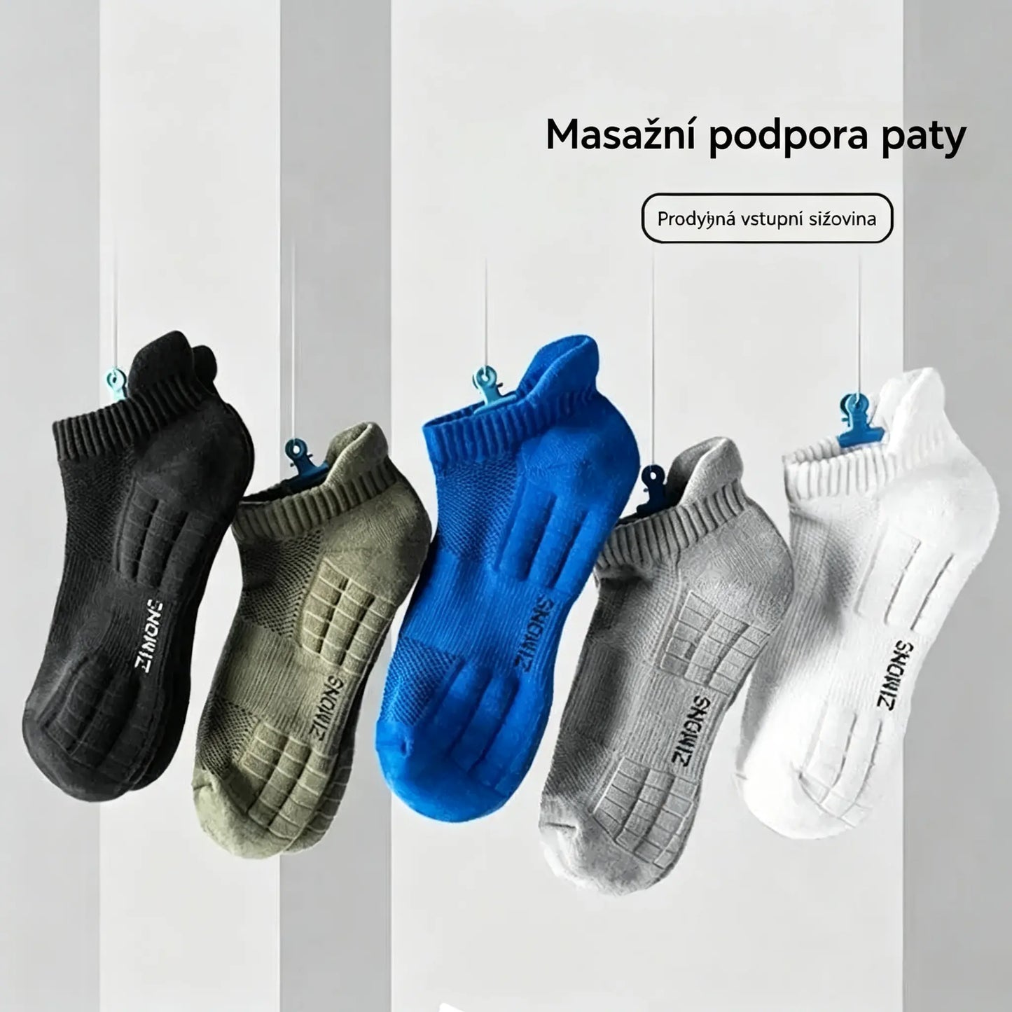🧦【Balení 10 párů】🧦2026 Nové a vylepšené pánské prodyšné, antibakteriální a zápachu odolné ponožky