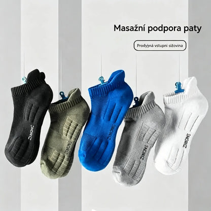 🧦【Balení 10 párů】🧦2026 Nové a vylepšené pánské prodyšné, antibakteriální a zápachu odolné ponožky