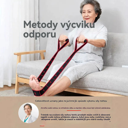 🦵👍【Kupte 1 a získejte 1 zdarma】😍 Odporová guma pro budování svalů, protahování nohou a elastická guma pro osoby středního a staršího věku.