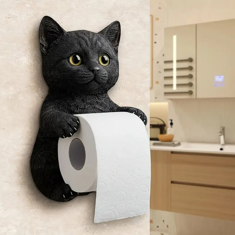 🐱Uroczy uchwyt na papier toaletowy z motywem kota-4077489