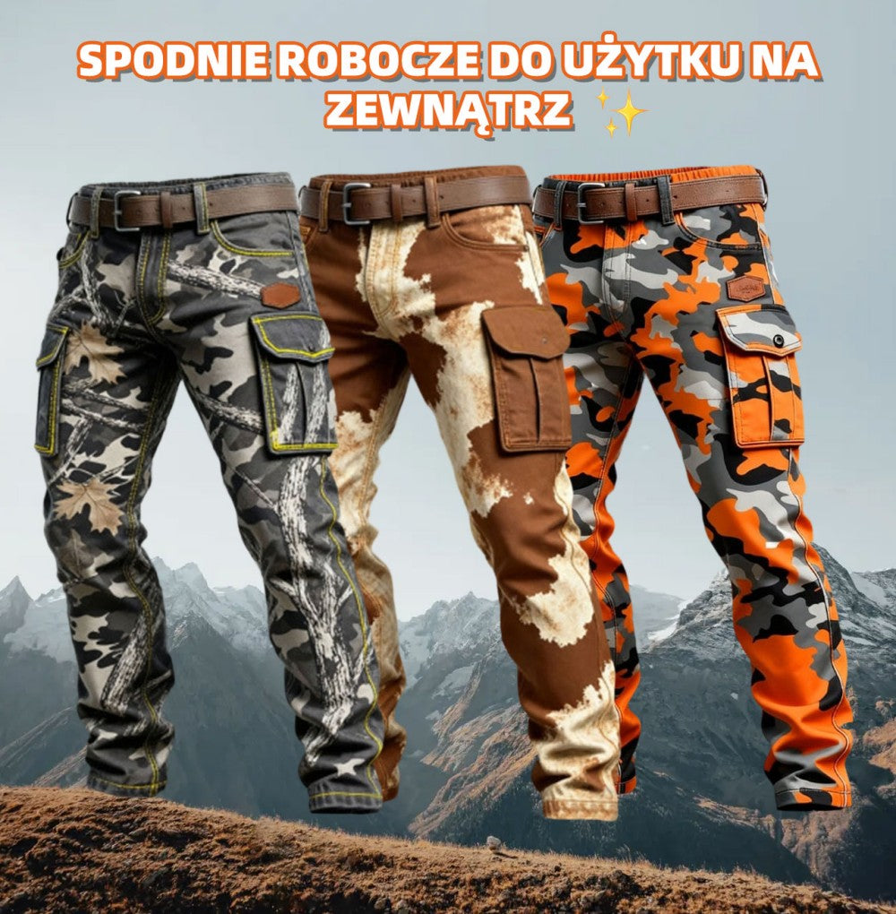 ⏳OSTATNI DZIEŃ WYPRZEDAŻY! 50% ZNIŻKI!🔥Męskie spodnie taktyczne wojskowe, wiatroszczelne i ocieplane.-4248887