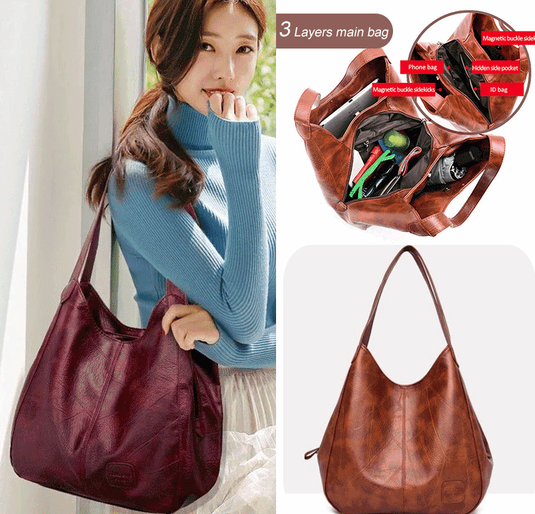 💖👜💖2024 nowa torba na ramię o dużej pojemności z miękkiej skóry 3766805