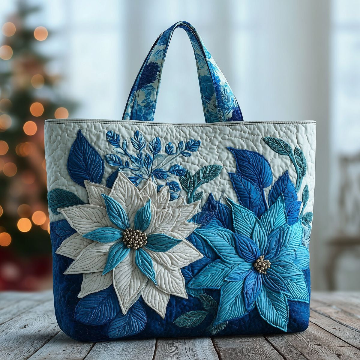 ✨👜Torba z nadrukiem kwiatowym (szer. 43 cm, wys. 40 cm) 4251020