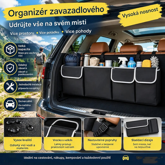 ⏳Časově omezená nabídka✅ Závěsná taška do kufru auta – velká kapacita, úspora místa a odolná oxfordská tkanina🚗