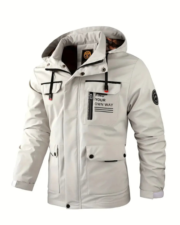 🔥【M~4XL】 2024 Nowa męska wiatroszczelna i wodoodporna kurtka do wspinaczki górskiej-3769913