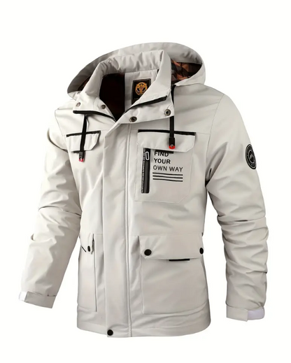 ⭐🔥【M-6XL】Nová pánská teplá, větruodolná a nepromokavá bunda