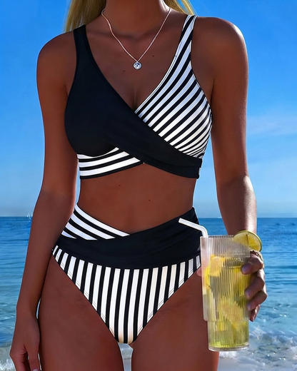 🏖️【S–3XL】🤩 Nový set s potištěnými plavkami, rychleschnoucí a prodyšný materiál, přiléhavý a stylový