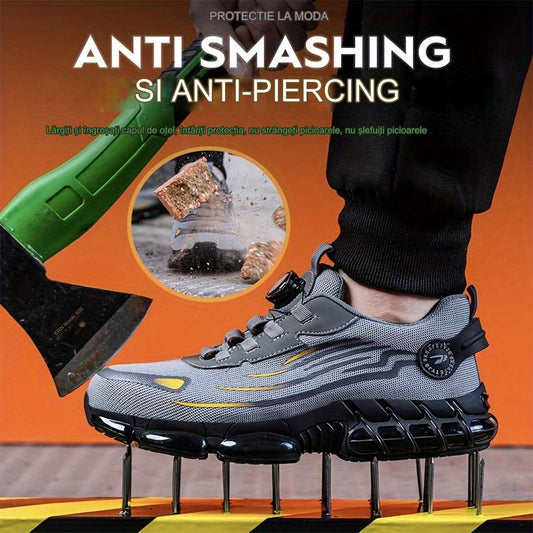 🥾🔥【39-46】Wytrzymałe buty robocze, odpowiednie do codziennego noszenia, odporne na uderzenia i przebicia, ze stalowym noskiem, wygodne i antypoślizgowe. 4225473