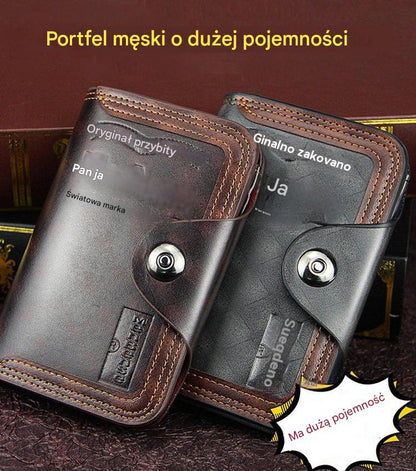 ✨【Ograniczony czasowo rabat, Kup 1, dostaniesz 1 za darmo】Elegancki męski portfel dużej pojemności -4205962