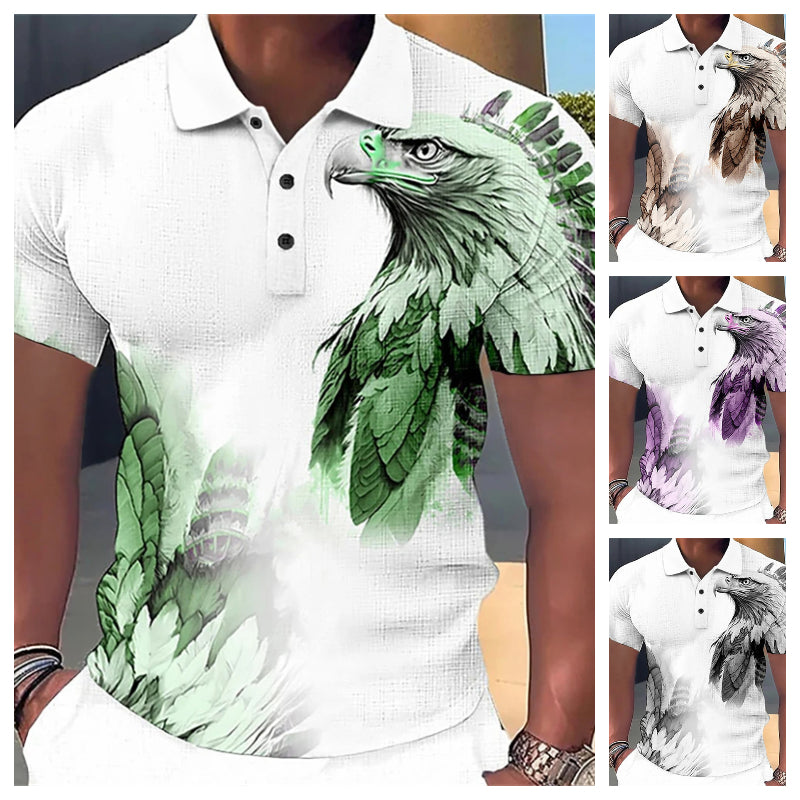 【S-6XL】👕👕 Tricou cu imprimeu lupi pentru bărbați-3614718