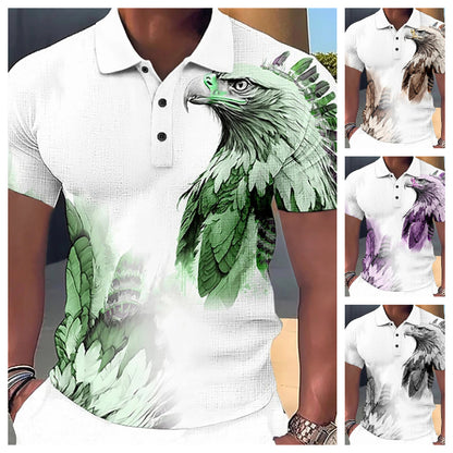 【S-6XL】👕👕 Tricou cu imprimeu lupi pentru bărbați-3614718