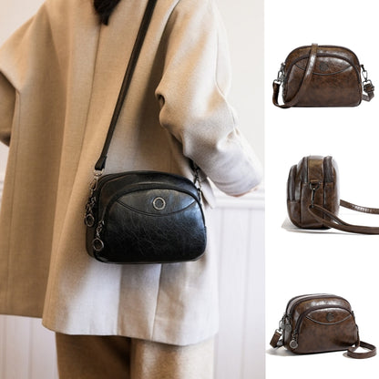 👜 Nová měkká kožená crossbody kabelka, velká kapacita, vícevrstvý design, moderní retro styl. 4234413