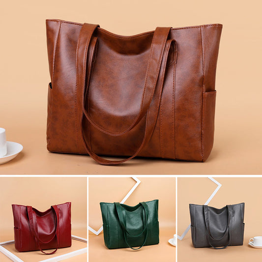 👜 Nowa damska torebka na ramię z miękkiej skóry ✅-4255996