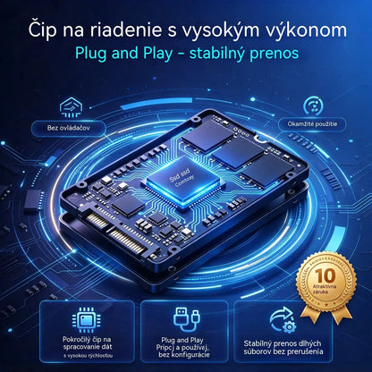 ⚡【32 TB】💾 Ultratenký SSD disk nové generace | Velká kapacita a vysoká rychlost | Přenosné úložiště 🚀