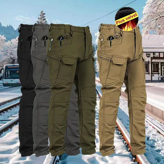 ⏳🔥【S-4XL】Pánské vojenské taktické kalhoty s větruodolným a tepelně izolačním provedením 4191667