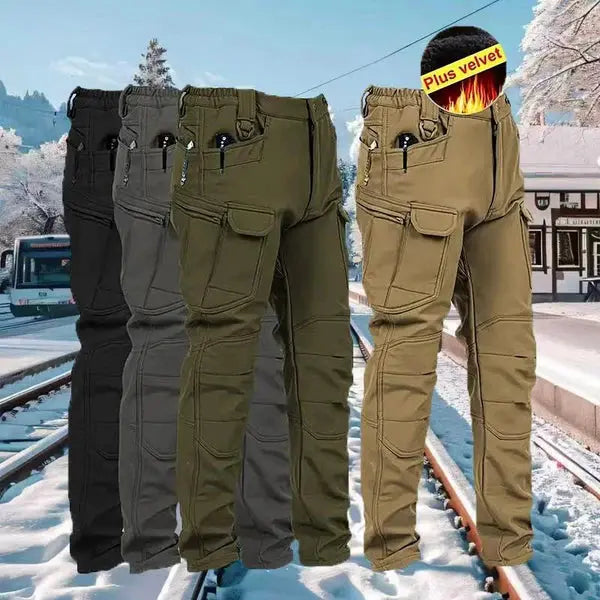 ⏳POSLEDNÍ DEN VÝPRODEJE SLEVA 50 %!🔥Pánské vojenské taktické kalhoty s větruodolným a tepelně izolačním provedením