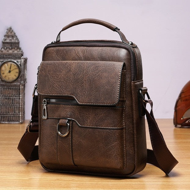 ⭐👜Nová pánská kožená taška přes rameno z oxfordské kůže