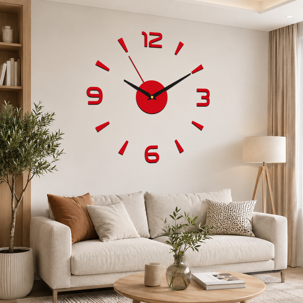 ⏳✨3D svítící akrylové nástěnné hodiny - není nutné vrtat (montáž je nutná)