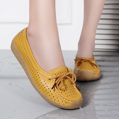 【35-41】 2025 New Style Soft Sole Flat Wszechstronne buty damskie-3923493
