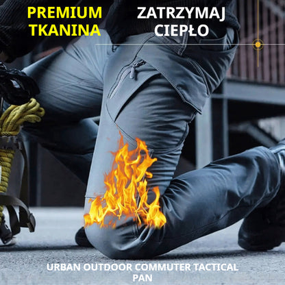 ⏳ 50% zniżki 🔥 Męskie spodnie taktyczne wojskowe, wiatroszczelne i ciepłe 4207088