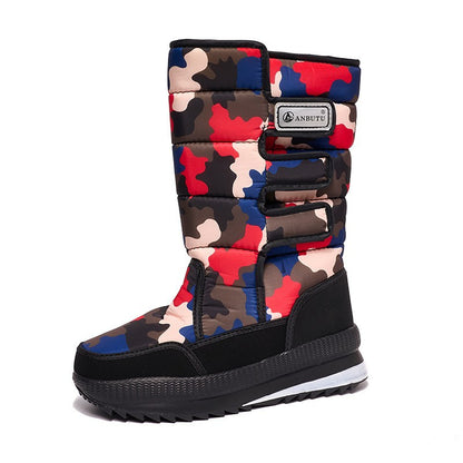 Promocija uskoro završava ⏳⏳ Zimske čizme, prikladne za toplo i hladno vrijeme, pamučna podstava, unisex visoke zimske čizme, prikladne za aktivnosti na otvorenom, zimska obuća-4167503