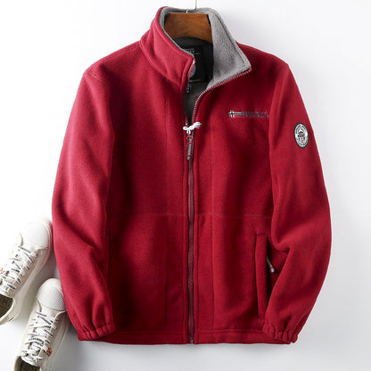 【S-3XL】Мъжко термопамучно палто Ежедневно двулицево вълнено палто