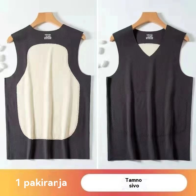 😍🔥【Kupte jeden, druhý dostanete zdarma】Nová pánská termo vesta ve stylu roku 2026, pohodlná a všestranná, odolná proti žmolkům a tvaru.-4189386