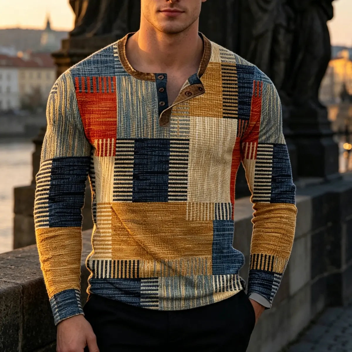 😎Nova moška polo majica z dolgimi rokavi velike velikosti【S-4XL】