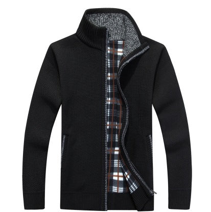 🔥【M~3XL】2025 męski sweter oversize z luźnym zamkiem-4145996