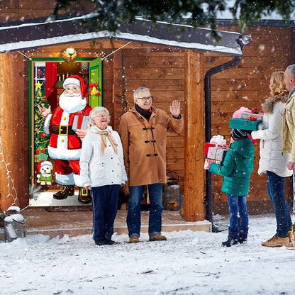 🎄 Venta anticipada de Navidad: 🎅 Decoraciones navideñas para puertas 4130249