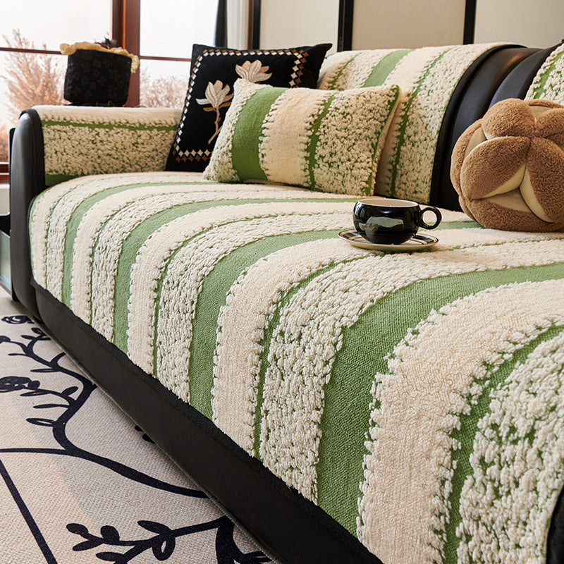 🛋️【110*160cm】Specjalna oferta świąteczna dla rannych ptaszków: 🎉 Miękki, antypoślizgowy, pluszowy pokrowiec na sofę 🍂 4155298