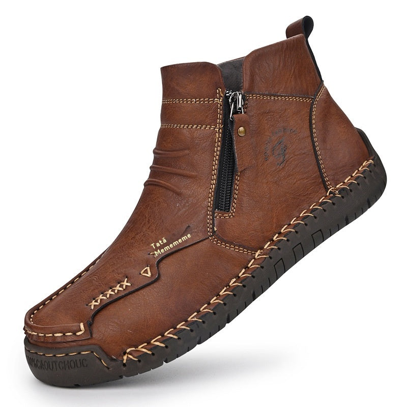 【38-48】Buty męskie ze skóry naturalnej, duże rozmiary-4113298