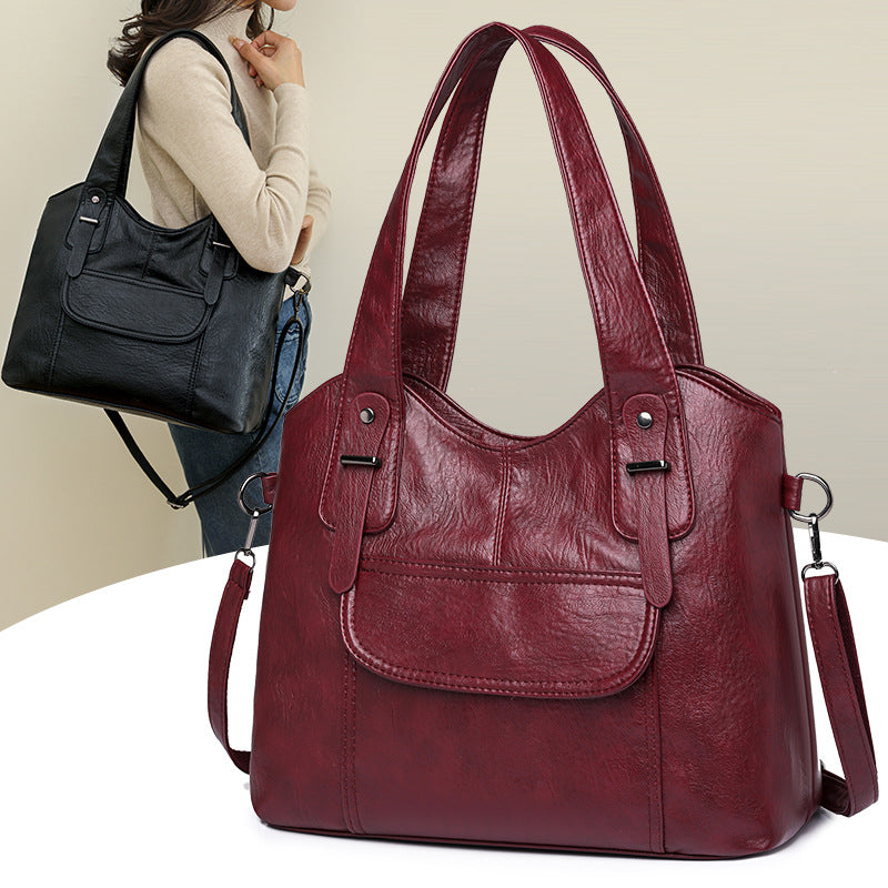 [Oferta por tiempo limitado] 👜👜 Elegante bolso de mujer elaborado en piel suave. 4139067