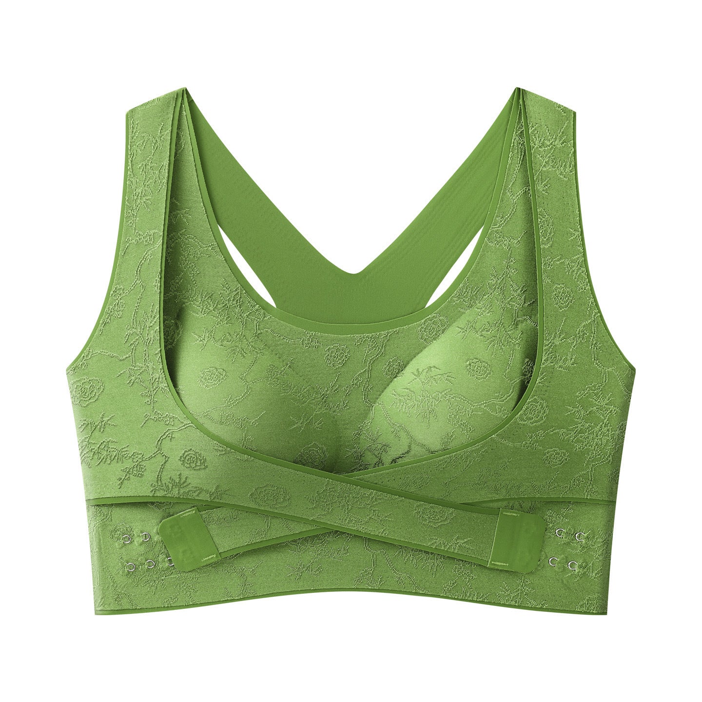 3ks【M-3XL】Nová letní dámská bezešvá podprsenka bez kostic s módním reliéfním vzorem, push-up efekt, tvaruje postavu, prodyšná a pohodlná