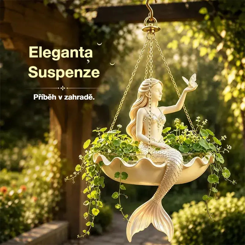 ✨ Proměňte svou zahradu v pohádku! Dekorativní závěsný květináč s uměleckým pohádkovým designem! 🌸Dobírka🧚‍♀️