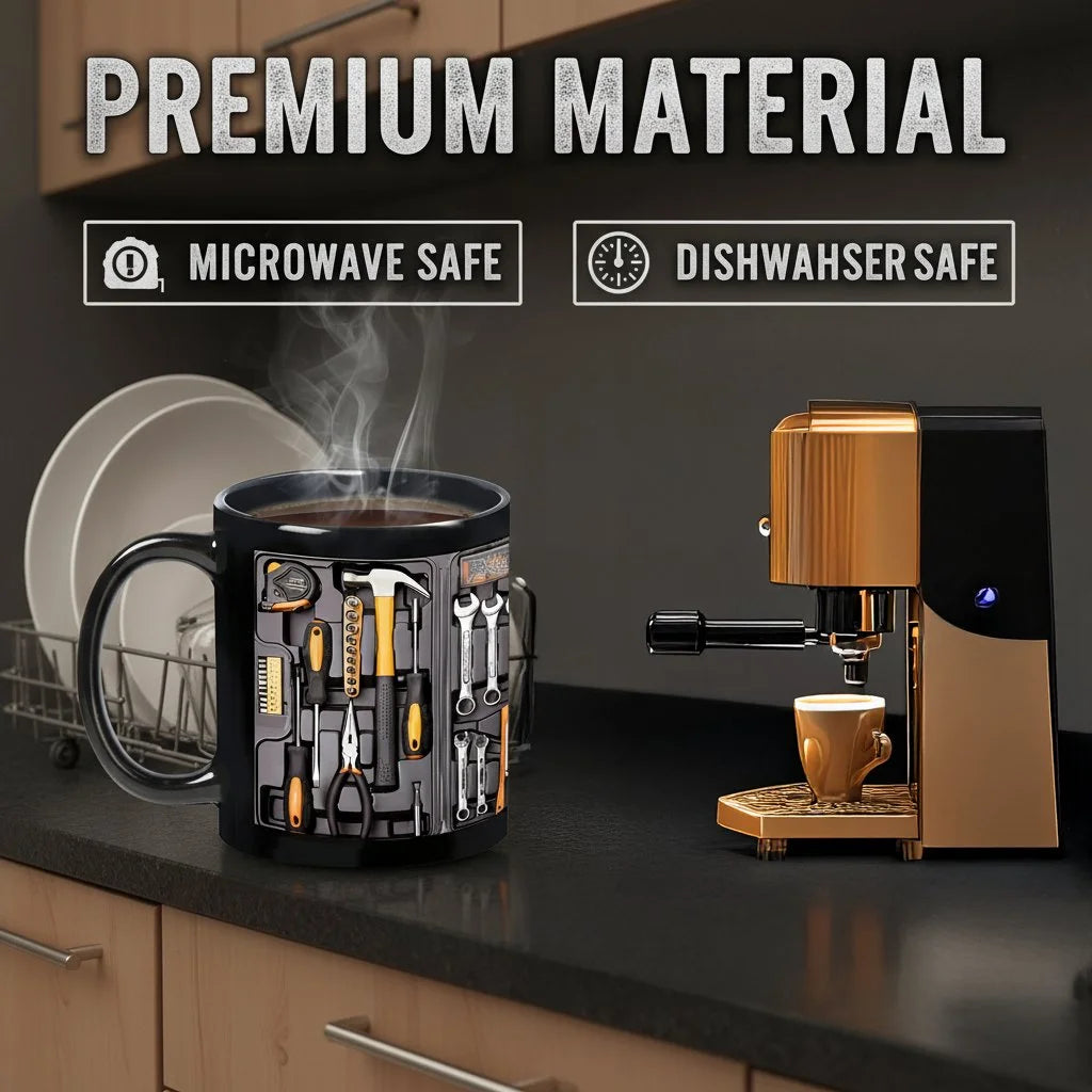 🔥 2026 Nejnovější hit: ☕ Konečný mechanikova sada nářadí Hrnek