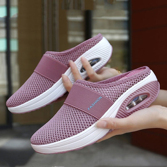 🔥✨【35-43】2025 sandały damskie z poduszką powietrzną z siateczki hollow mesh✅miękkie i wygodne✅lekkie i oddychające✅modne i swobodne-3977402