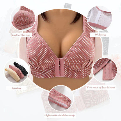 💕【3dílná sada】Letní dámská prodyšná podprsenka bez kostic s push-up efektem