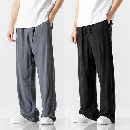 🔥👖【Kupte 1 a dostanete 1 zdarma】Pohodlné letní kalhoty z bavlny a lnu pro volný čas