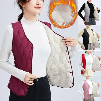 【🔥Top Sale】🔥Új könnyű, meleg ujjatlan mellény őszre és télre